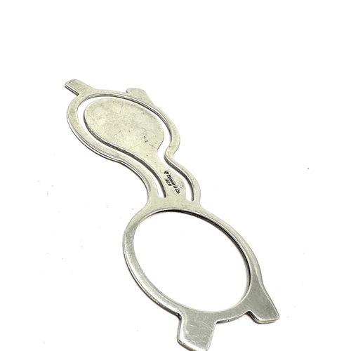 16 - Novelty TIFFANY & CO Silver Bookmark Page Marker Eyeglasses Magnifier missing magnifying glass inser... 