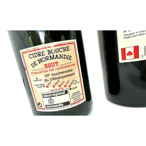 539 - 2 Bottles of D-Day 50th Anniversary memorabilia alcohol, Bordeauc and Cuvee speciale