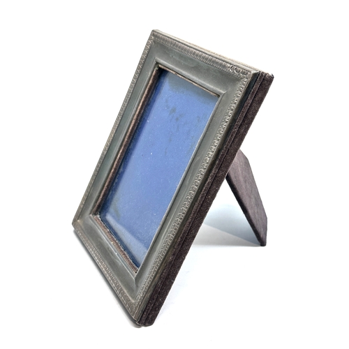 15 - silver picture frame millenium silver hallmarks measures approx 19.5 by 14.5cm