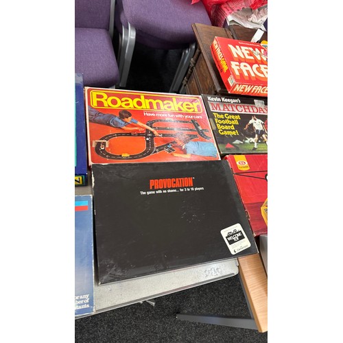 339 - Selection of vintage board games to include Games of the Year, Twister, Tank battle, grandstand scra... 