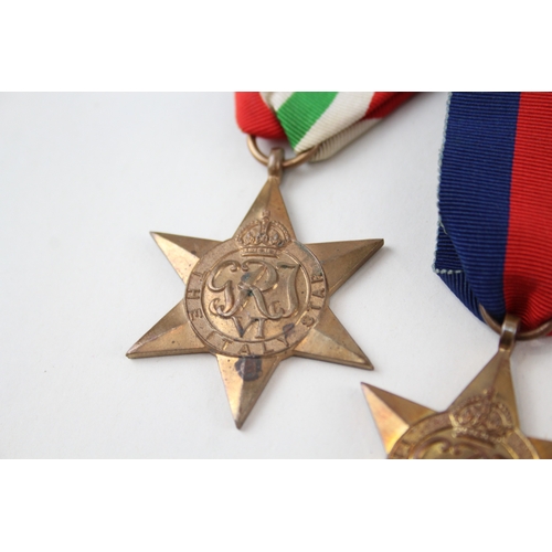 374 - WW2 GV.I G.S.M Palestine 1945-48 Medal Group inc Italy Star