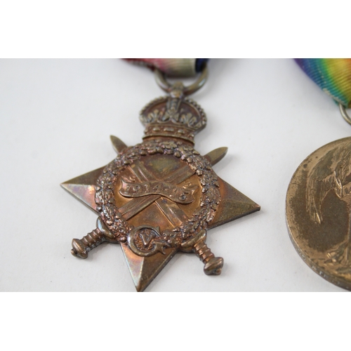 381 - WW1 1914-15 Star Trio Named 23655 Pte E. Hatton Yorks L.I K.O.Y.L.I on Pair