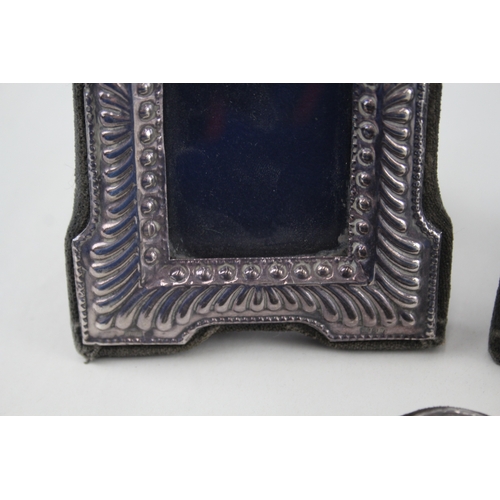 36 - 3 x .925 sterling slilver photograph frames