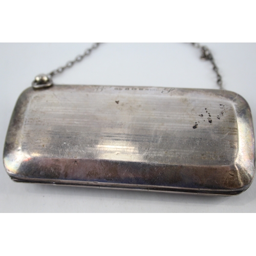 62 - .925 sterling ladies coin purse / bag