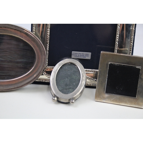 81 - 5 x .925 sterling silver photograph frames