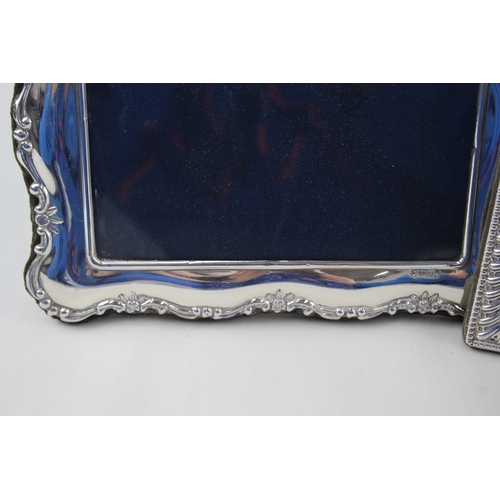 82 - 3 x .925 sterling silver photograph frames