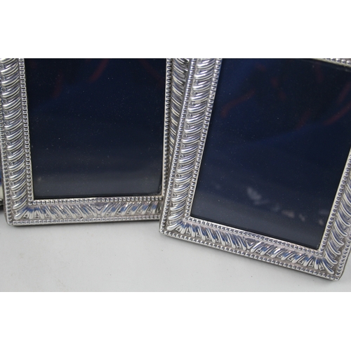 82 - 3 x .925 sterling silver photograph frames