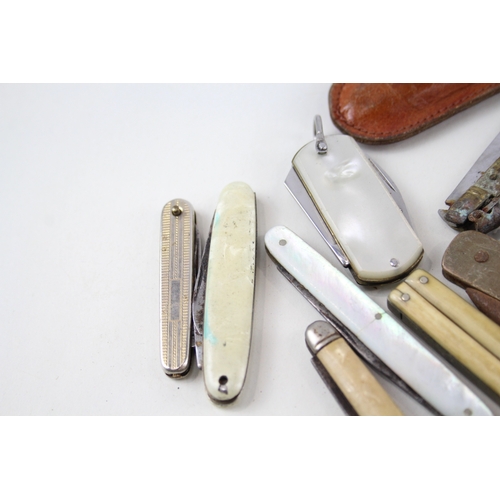 477 - 15 x Vintage Assorted Pocket KNIVES