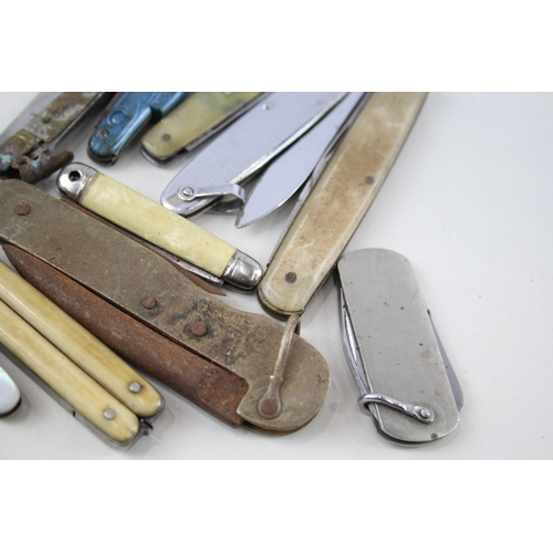 477 - 15 x Vintage Assorted Pocket KNIVES