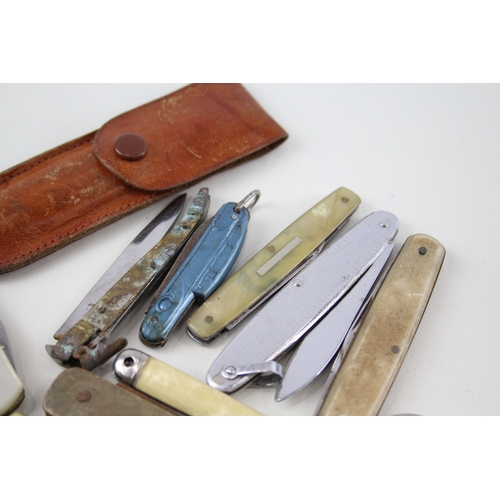 477 - 15 x Vintage Assorted Pocket KNIVES