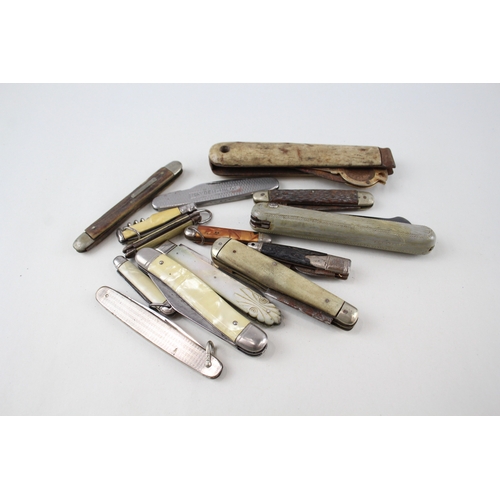 493 - 15 x Vintage Assorted Pocket KNIVES