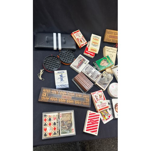 20 - Selection of vintage playing cards etc