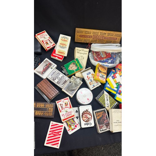 20 - Selection of vintage playing cards etc