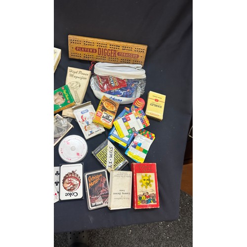 20 - Selection of vintage playing cards etc