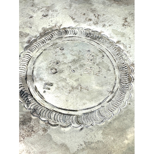 25 - A large Vintage Indian silver bowl repousse, chasing measures approx 17cm dia height 10cm weight 290... 