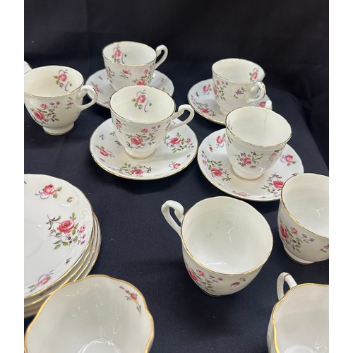 581 - Selection of part tea services to include Royal Crown Derby etc