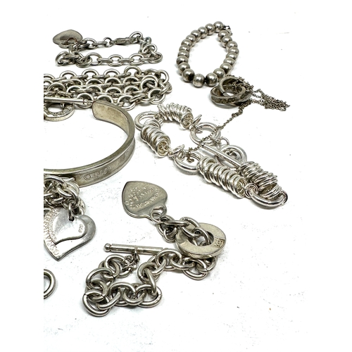 338 - silver plated costume jewellery weight 365g