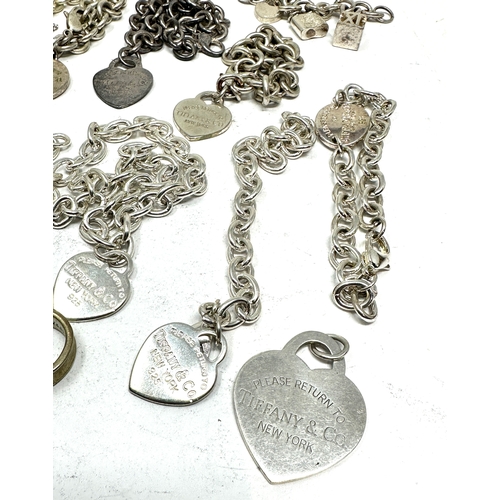 339 - silver plated costume jewellery weight 500g