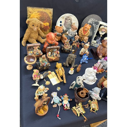 308A - Selection of assorted teddy figures includes souvenir pieces etc