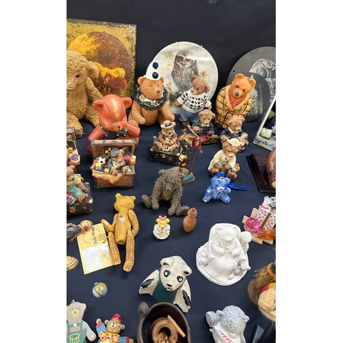 308A - Selection of assorted teddy figures includes souvenir pieces etc
