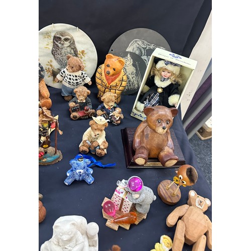 308A - Selection of assorted teddy figures includes souvenir pieces etc