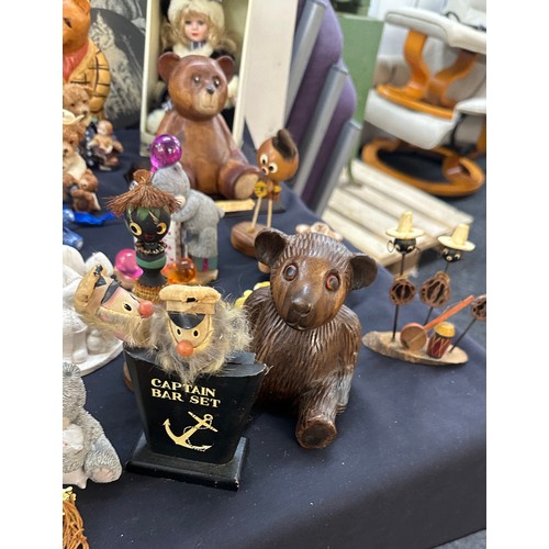 308A - Selection of assorted teddy figures includes souvenir pieces etc