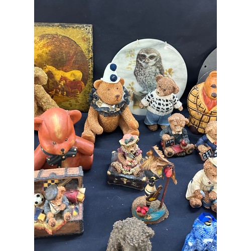 308A - Selection of assorted teddy figures includes souvenir pieces etc
