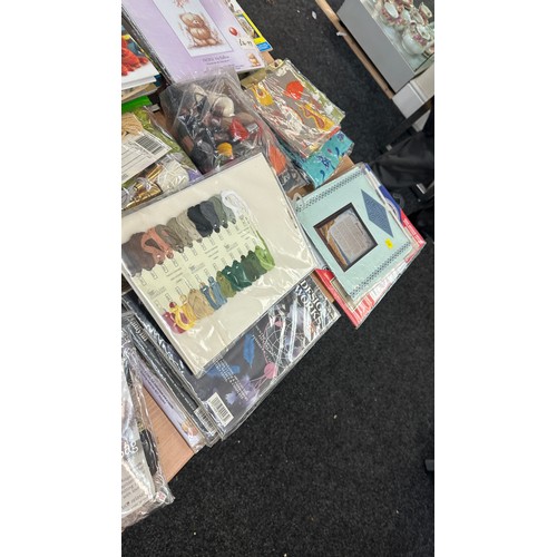 271 - Large selection of assorted knitting patterns, books, wool etc