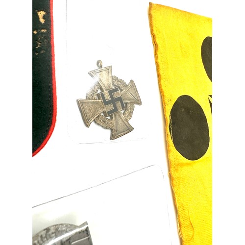 583 - German arm band, long service medal etc