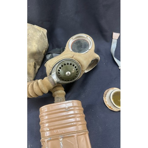 6 - 1937 gas mask and camping eye sheilds