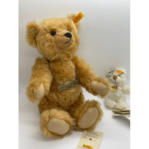 1 - 2 Steiff teddy bears includes 660337 and 110139