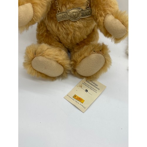 1 - 2 Steiff teddy bears includes 660337 and 110139