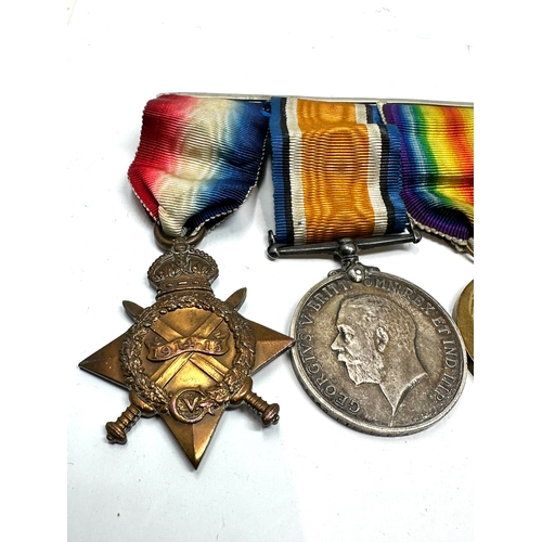 364 - ww1 medal group K.I.A s/5443 charles evans 10th rifle brigade kia 18th -9-16