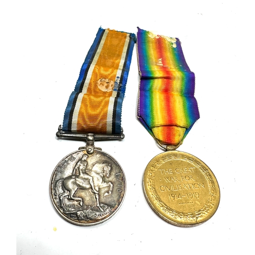 365 - WW1 Medal pair K.I.A died of wounds pte.t.m.w scot scottish H.L.I  D.O.W 28-10.18 5TH CITY OF GLASGO... 