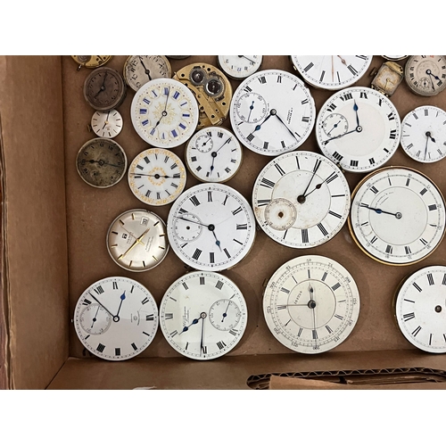 410 - Large quantity of antique & vintage wristwatch & pocket watch movements