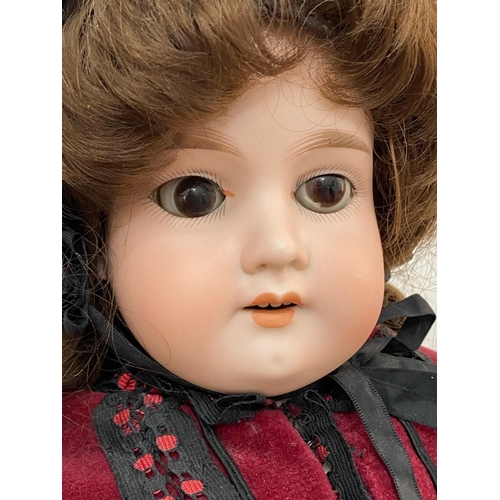 457 - Antique Armand Marseille bisque head doll height 54cm