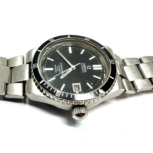 434 - Vintage Omega Automatic Seamaster Cosmic 2000 Diver Men's Watch the watch is ticking name engraved o... 