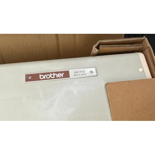 278 - Vintage Brother Knitting Machine Model KH-710 - untested- in original box