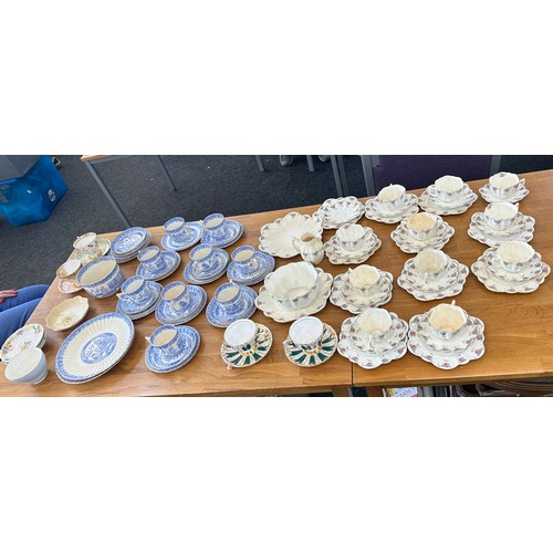 269 - Selection of vintage part tea services and trio sets all A/F