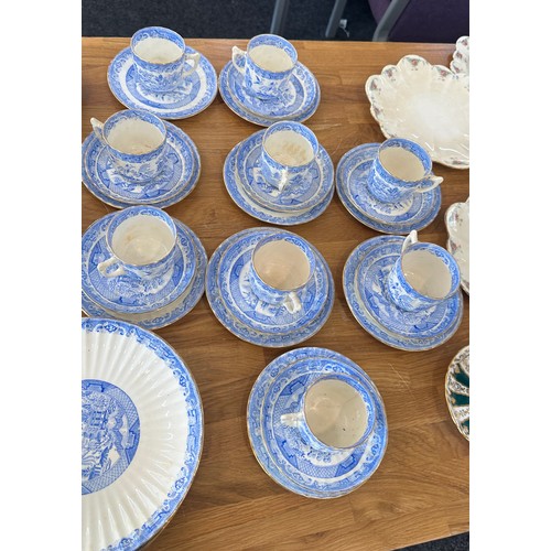 269 - Selection of vintage part tea services and trio sets all A/F