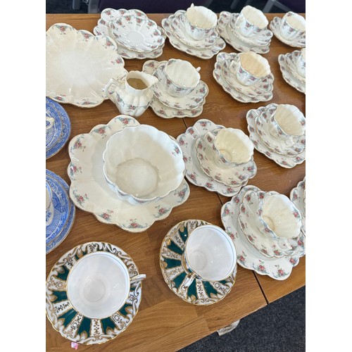 269 - Selection of vintage part tea services and trio sets all A/F