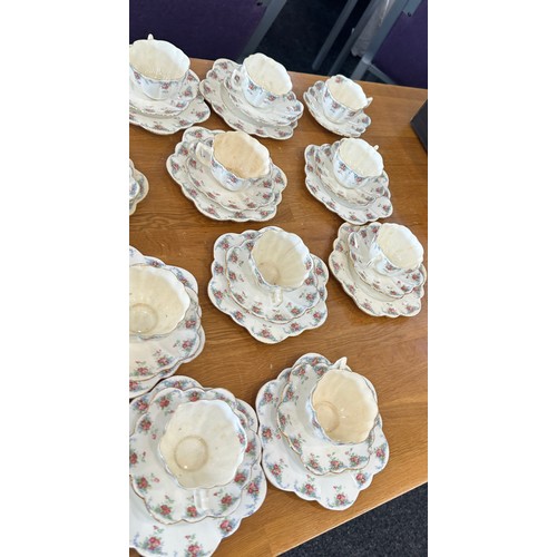 269 - Selection of vintage part tea services and trio sets all A/F