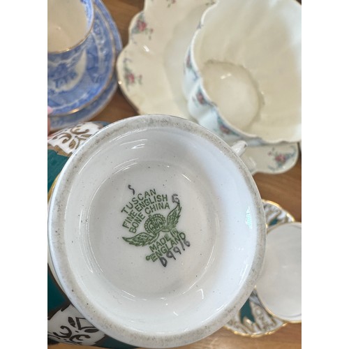 269 - Selection of vintage part tea services and trio sets all A/F