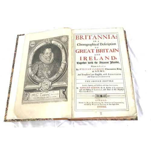 24 - A book of arms by E T Reed, Britannia a chorographical description of Great Britain and Ireland