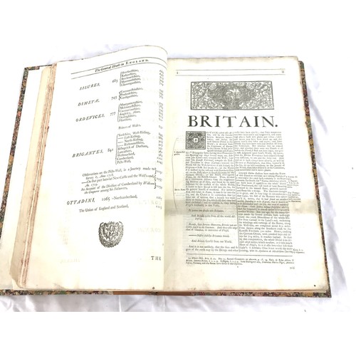 24 - A book of arms by E T Reed, Britannia a chorographical description of Great Britain and Ireland