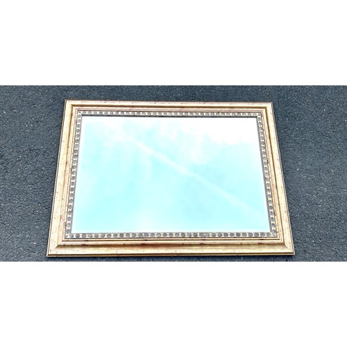 274 - 2 large framed mirrors, largest measures approximately, width 31 inches, Height 44 inches