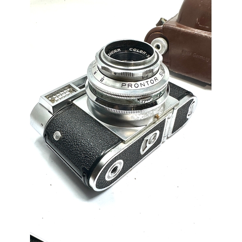 454 - Voigtländer Vitomatic II Camera Compact Camera - Color Skopar 2.8 50mm cased untested