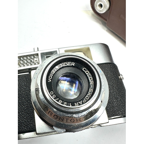 454 - Voigtländer Vitomatic II Camera Compact Camera - Color Skopar 2.8 50mm cased untested