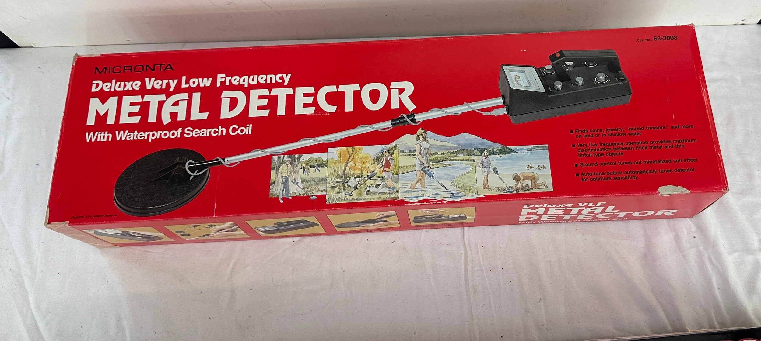 Micronta metal detector and a Tasco telescope - both untested