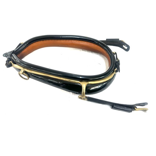 255 - English leather full collar / horse harness